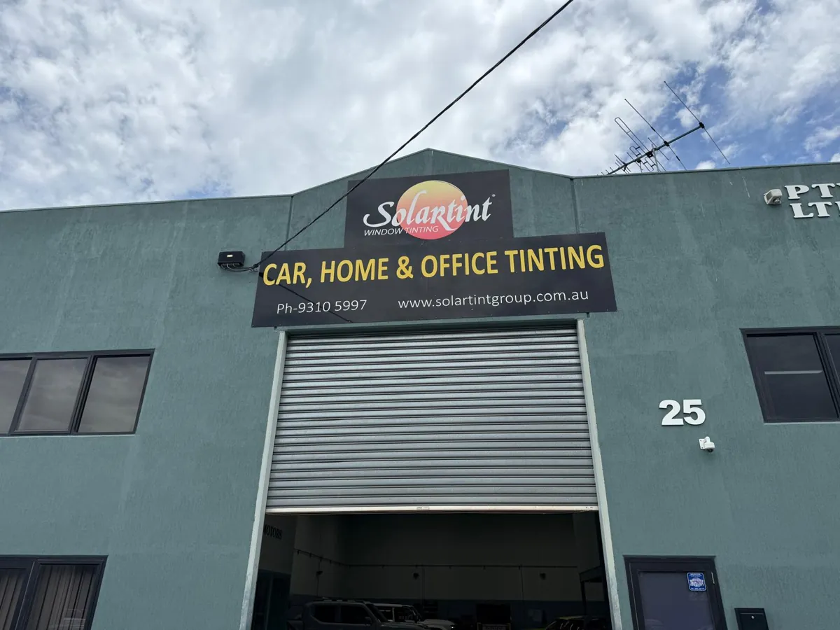 SolarTint Essendon workshop at 25 Webb Rd, Airport West